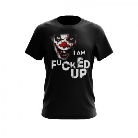 Fekete "Fucked Up" Póló