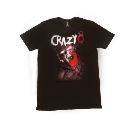 Fekete "Crazy8" Póló